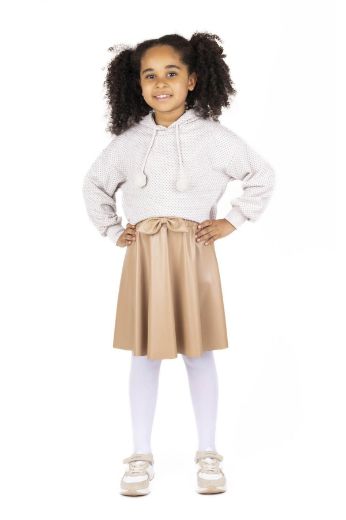 Picture of Best Kids BK23KK14308 CAMEL Girl Skirt