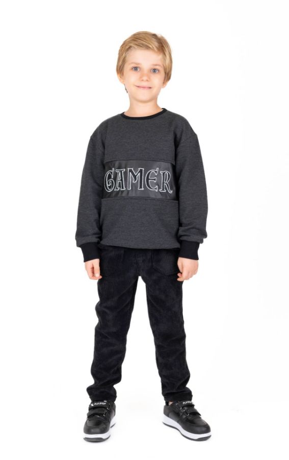 Picture of Best Kids BK23KE14561 BLACK BOYS TROUSERS