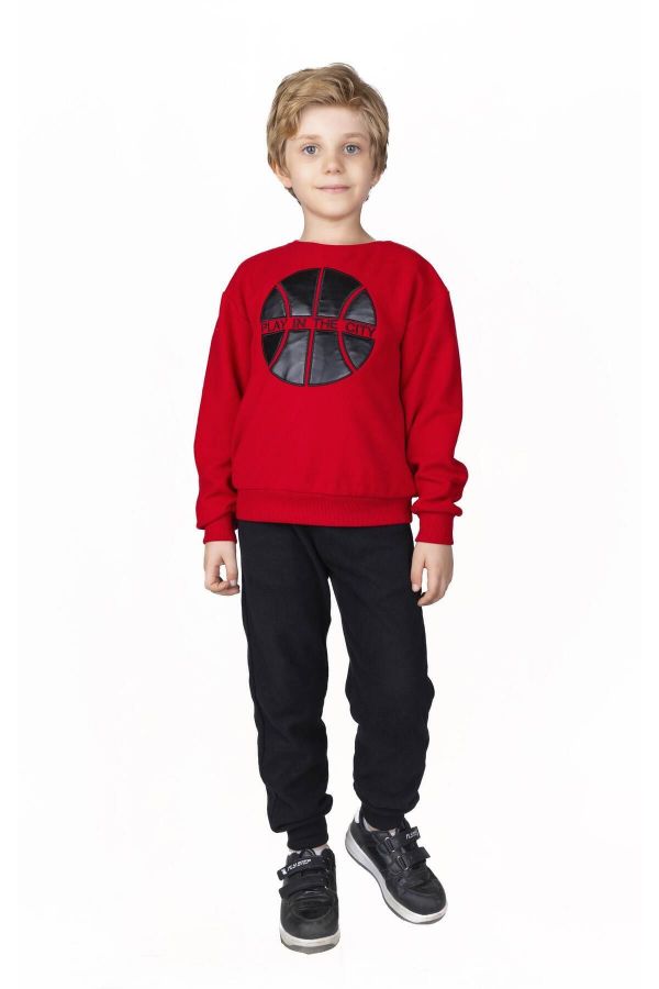 Best Kids BK23KE14565 KIRMIZI Erkek Çocuk Sweatshirt resmi