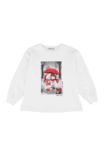 Picture of Best Kids BB23KK12209 ECRU Girl Sweatshirt