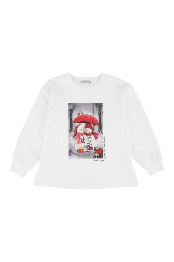 Picture of Best Kids BB23KK12209 ECRU Girl Sweatshirt