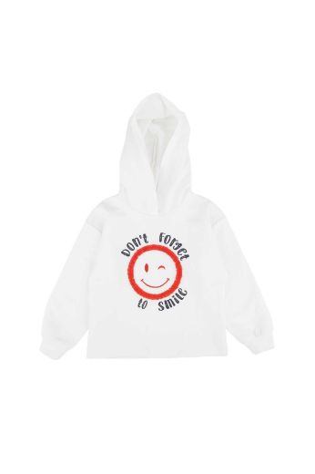 Best Kids BB23KK12269 EKRU-KIRMIZI Kız Çocuk Sweatshirt resmi