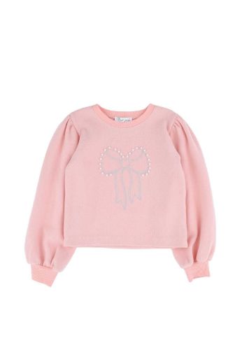 Picture of Best Kids BB23KK12247 POWDER Girl Sweatshirt