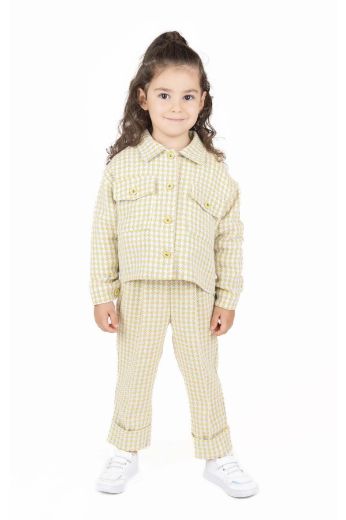 Picture of Best Kids BB23KK12261 YELLOW Girl Jacket