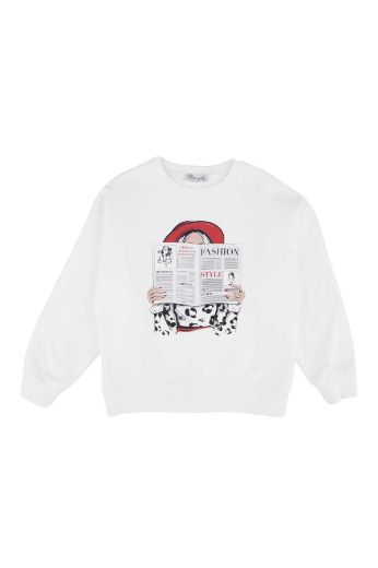 Picture of Best Kids BK23KK14265 ECRU Girl Sweatshirt