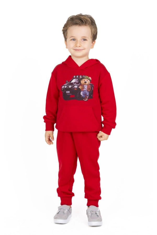 Picture of Best Kids BB23KE12530 RED Boy Sweatshirt