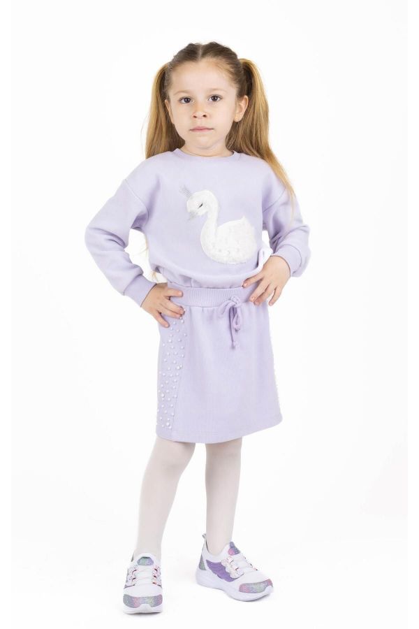 Picture of Best Kids BB23KK12257 LILAC Girl Sweatshirt