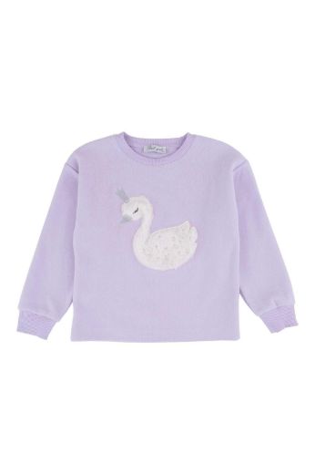 Picture of Best Kids BB23KK12257 LILAC Girl Sweatshirt