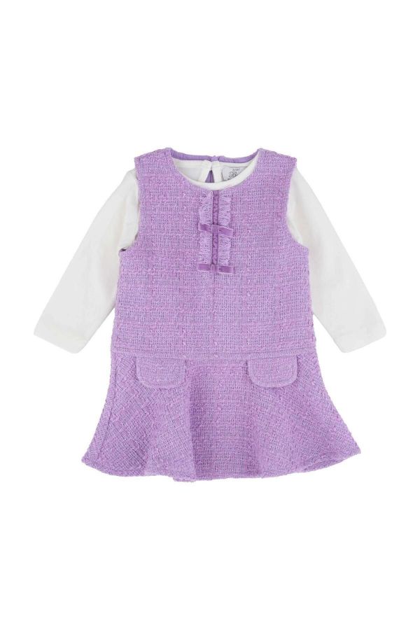 Picture of Best Kids BB23KK10081 LILAC Girl Dress