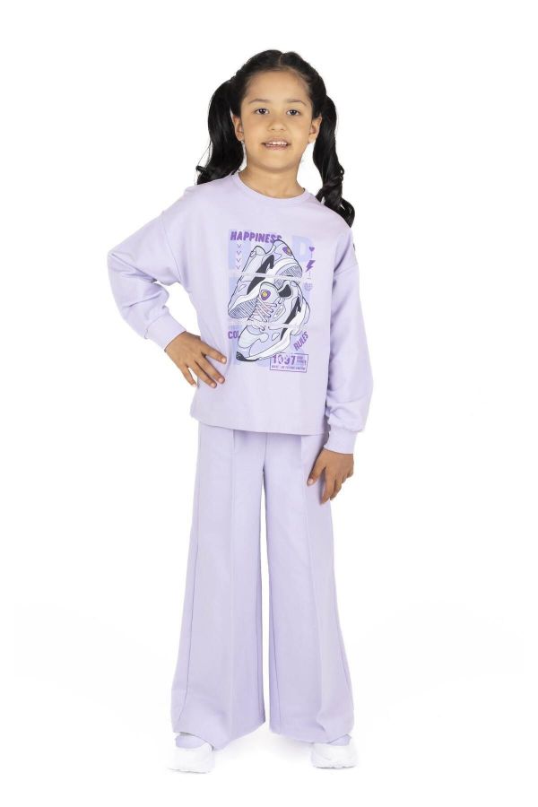 Picture of Best Kids BK23KK14314 LILAC Girl Pants