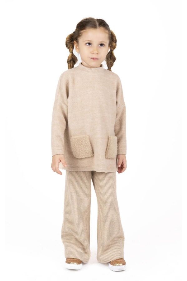 Picture of Best Kids BB23KK12267 BEIGE Girl Suit