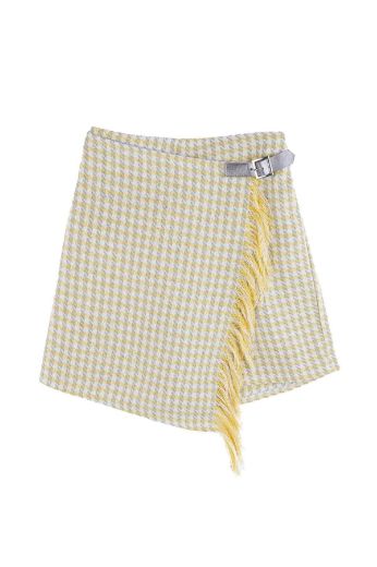 Picture of Best Kids BK23KK14317 YELLOW Girl Shorts Skirt