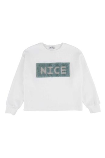 Picture of Best Kids BK23KK14343 EKRU-MINT GREEN Girl Sweatshirt