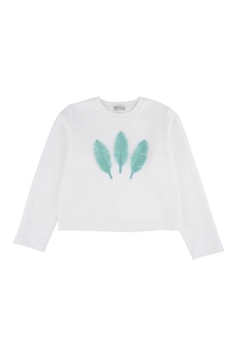 Best Kids BK23KK14324 EKRU-MINT YESIL Kız Çocuk Sweatshirt resmi