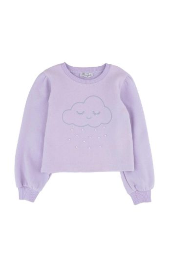 Picture of Best Kids BB23KK12247 LILAC Girl Sweatshirt