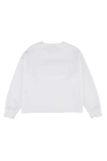 Picture of Best Kids BK23KK14343 ECRU-POWDER Girl Sweatshirt