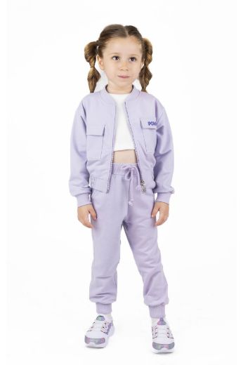 Picture of Best Kids BB23KK12242 LILAC Girl Sweatshirt