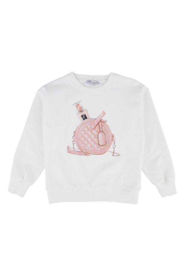 Picture of Best Kids BB23KK12201 ECRU Girl Sweatshirt