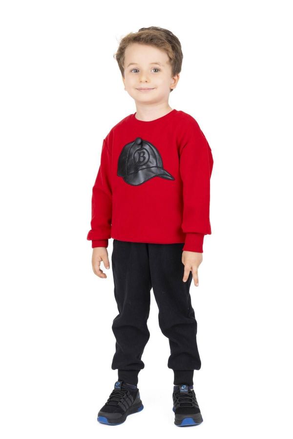 Best Kids BB23KE12543 KIRMIZI Erkek Çocuk Sweatshirt resmi