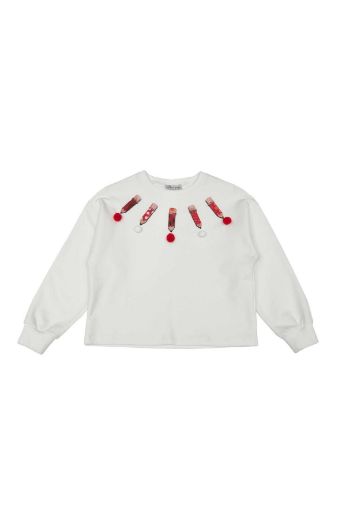 Picture of Best Kids BK23KK14333 ECRU Girl Sweatshirt