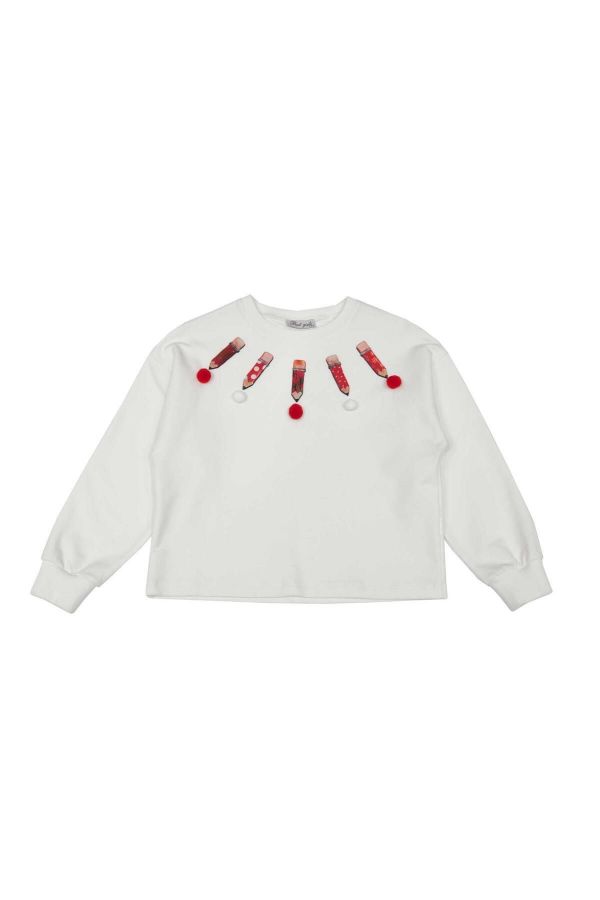 Best Kids BK23KK14333 EKRU Kız Çocuk Sweatshirt resmi