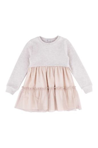 Picture of Best Kids BB23KK12259 BEIGE MELANGE Girl Dress