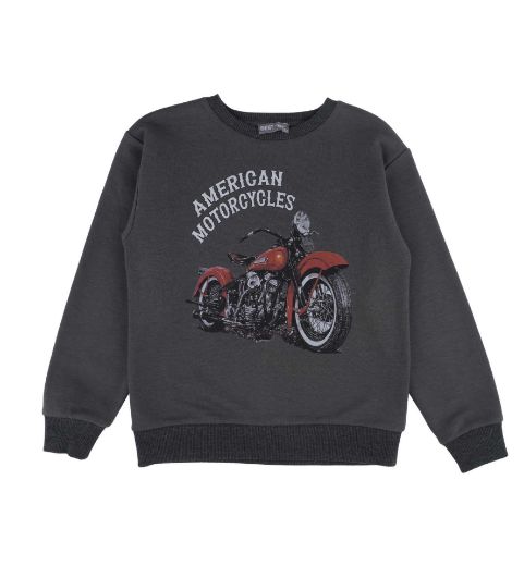 Picture of Best Kids BK23KE14530 ANTHRACITE Boy Sweatshirt