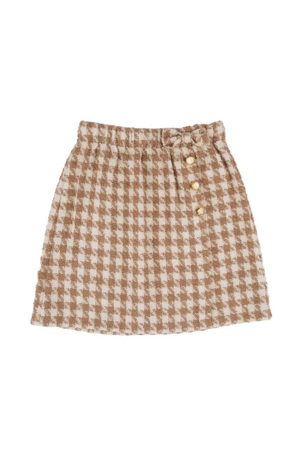 Picture of Best Kids BK23KK14302 CAMEL Girl Skirt