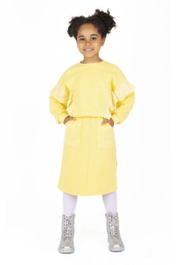 Picture of Best Kids BK23KK14276 YELLOW Girl Skirt