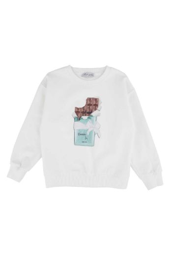 Picture of Best Kids BB23KK12206 ECRU Girl Sweatshirt