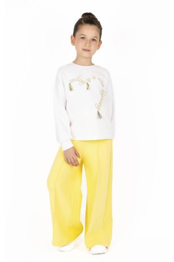 Picture of Best Kids BK23KK14268 YELLOW Girl Pants