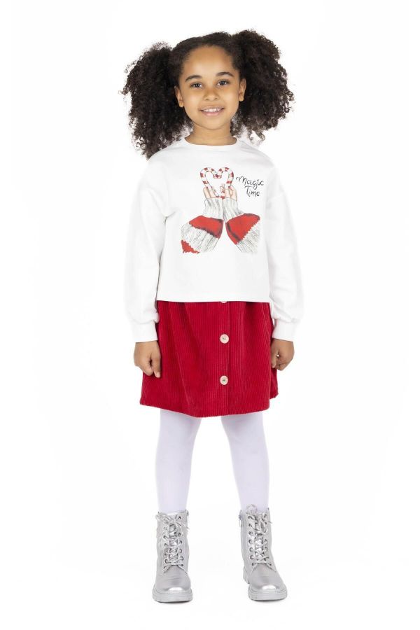 Picture of Best Kids BK23KK14271 ECRU Girl Sweatshirt