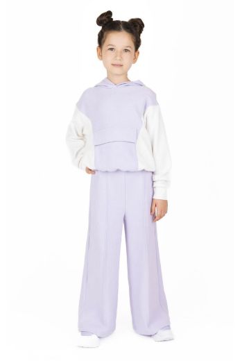 Picture of Best Kids BK23KK14282 LILAC Girl Sweatshirt