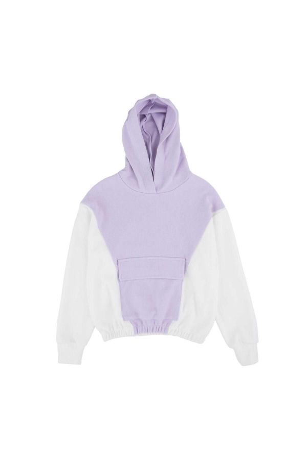 Picture of Best Kids BK23KK14282 LILAC Girl Sweatshirt