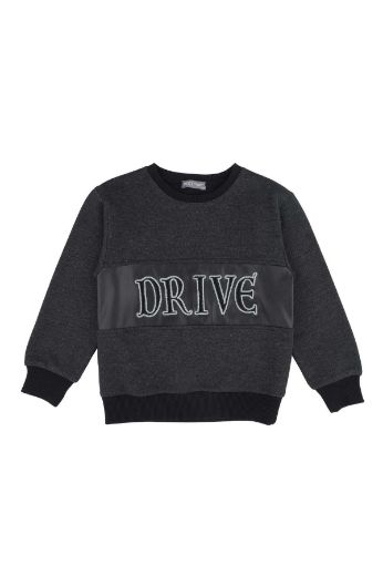 Picture of Best Kids BB23KE12549 ANTHRACITE Boy Sweatshirt