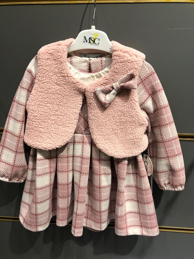 Sugar Kids S-1021 PUDRA Kız Çocuk Elbise resmi