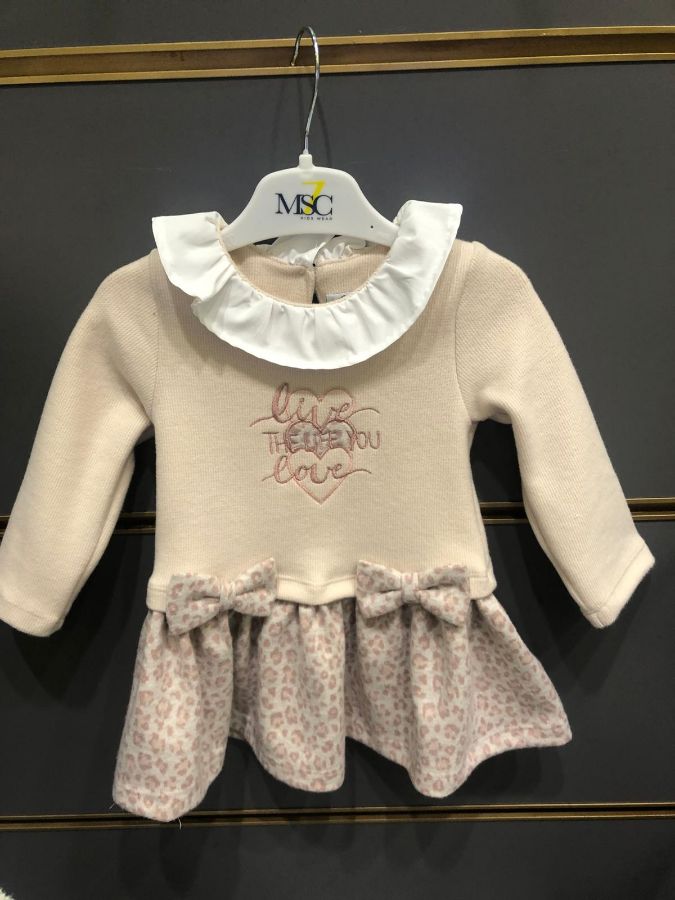 Sugar Kids S-1007 PUDRA Kız Çocuk Elbise resmi