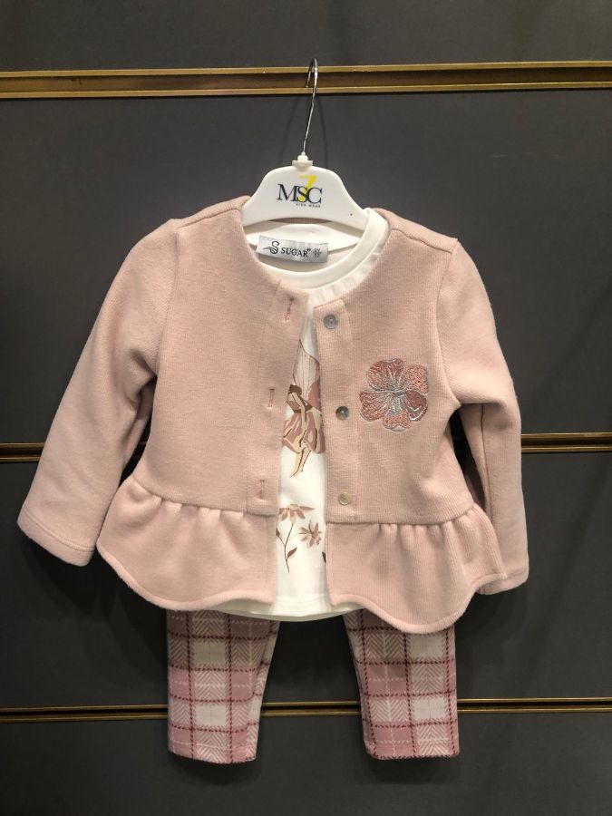 Sugar Kids S-1024 PUDRA Kız Çocuk Takım resmi