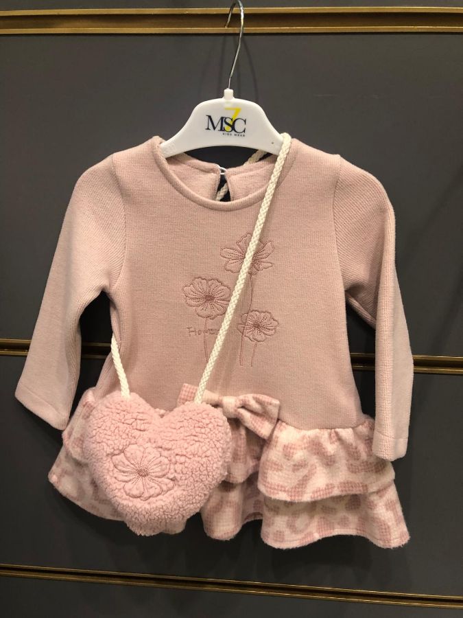 Sugar Kids S-1026 PEMBE Kız Çocuk Elbise resmi