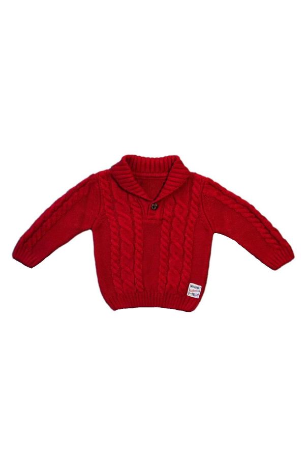 Picture of Bebepan 6871 RED Boys  Sweater