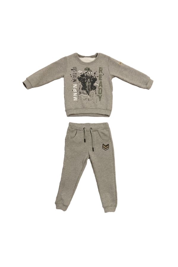 Picture of Bebepan 4440 LIGHT GREY Boy Sports Pants