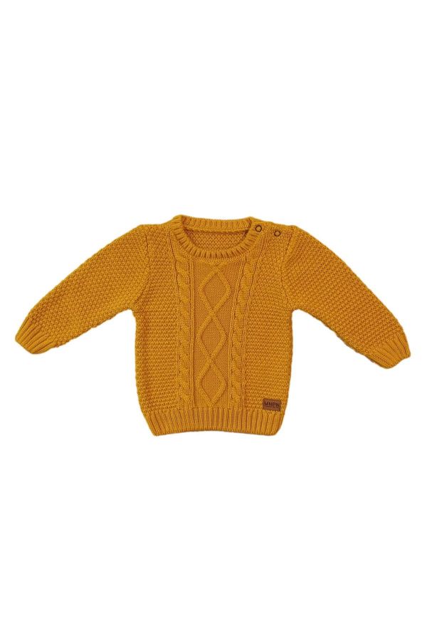 Picture of Bebepan 6870 MUSTARD Boys  Sweater