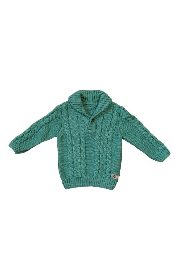 Picture of Bebepan 6871 GREEN Boys  Sweater