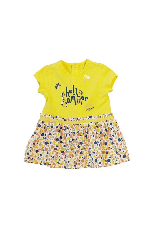 Picture of Bebepan 4205 YELLOW Girl Dress