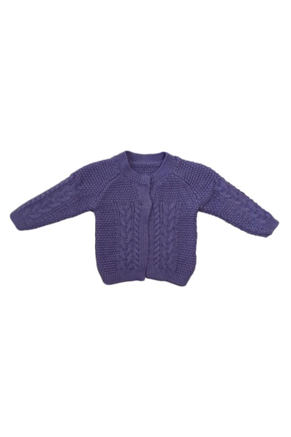 Picture of Bebepan 6868 PURPLE Girl Cardigan