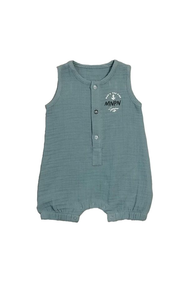 Picture of Bebepan 4496 INDIGO Baby Overalls