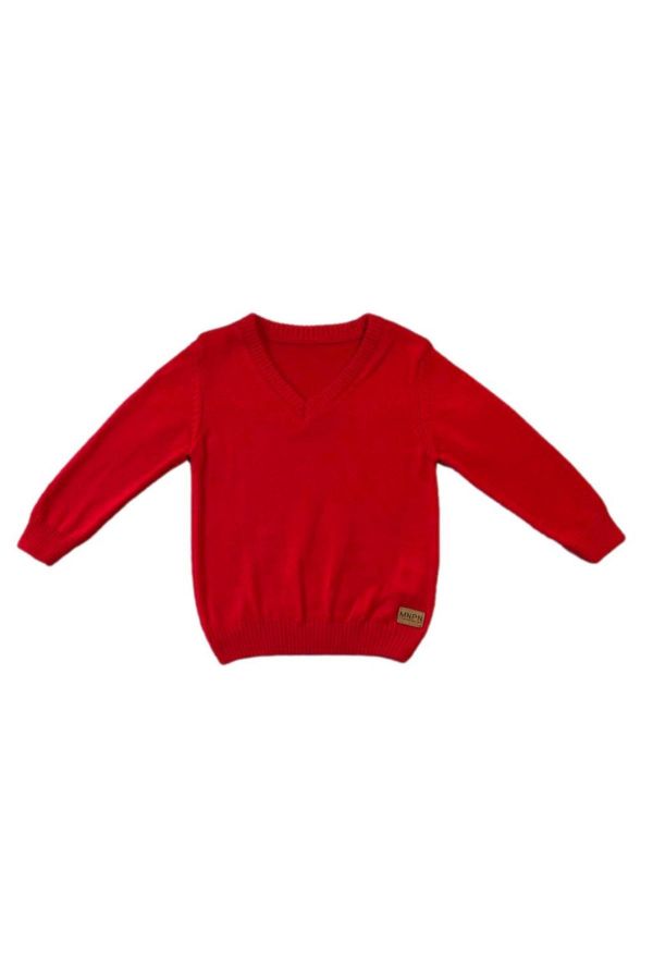 Picture of Bebepan 7002 RED Boys  Sweater