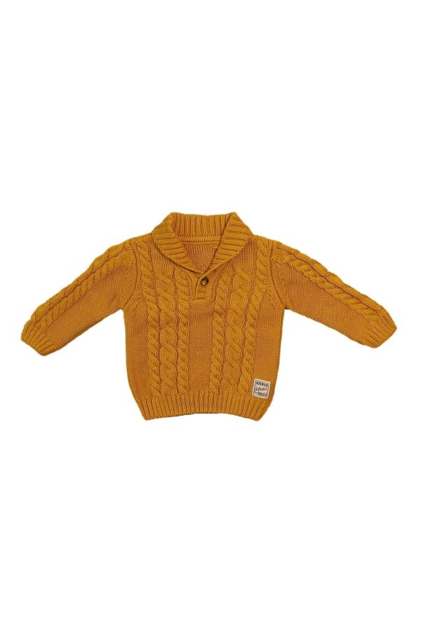 Picture of Bebepan 6871 MUSTARD Boys  Sweater