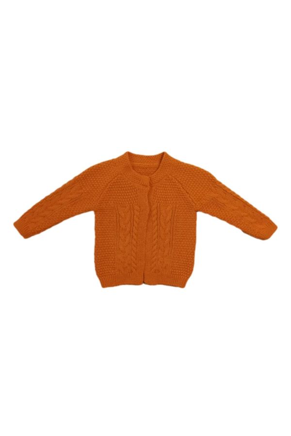 Picture of Bebepan 6868 ORANGE Girl Cardigan