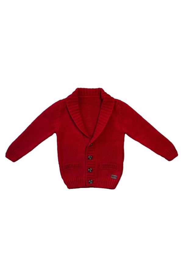 Picture of Bebepan 6873 RED Boys Cardigan